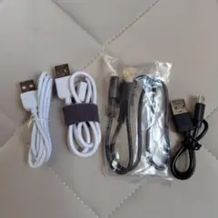 USB A to Micro USBケーブル 4本