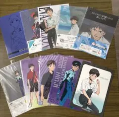 エヴァンゲリオン 碇シンジ A4クリアファイル　9枚セット（1枚ポートレート）