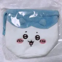 ちいかわフェイス巾着　ハチワレ