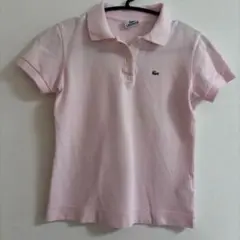 LACOSTE ピンク 半袖ポロシャツ 38