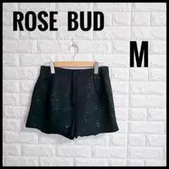 ROSE BUD ローズバッド　ブラック　ショートパンツ Mのサムネイル