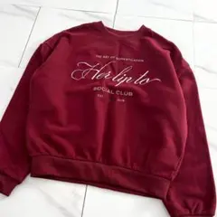 未使用に近い】Herlipto Social Club Sweatshirt - メルカリ