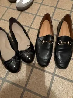 ブラックローファー 24.0 cm