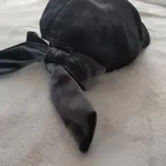 earth music&ecologyダークグレー ベロアキャップ