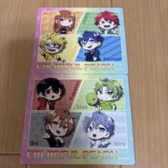 カラフルピーチ ステッカー 2枚セット