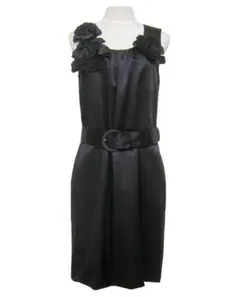 ★美品★VIVIENNE TAM ノースリーブワンピース　ブラック Vivienne Tam ブラック刺繍ノースリーブワンピース タグ付き 訳