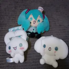 初音ミク シナモロール ミニぬいぐるみ Vol.6 3種セット