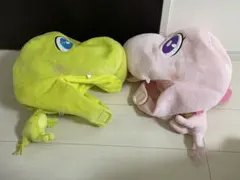 ドラえもん　のび太の新恐竜　キュー　ミュー　ぬいぐるみ　帽子