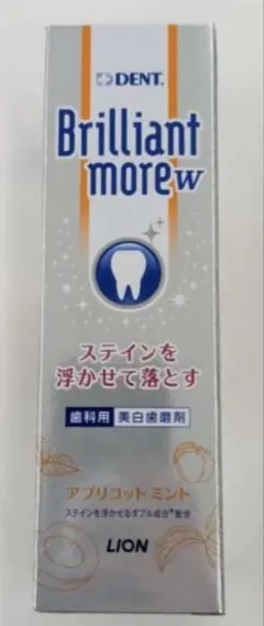 DENT. ブリリアントモアW アプリコットミント 歯磨き粉