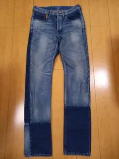 MサイズPaul Smith RED EARパッチワーク デニムパンツ日本製
