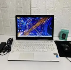 Windows11 オフィス付き　Webカメラ　高速起動SSD NECノートPC