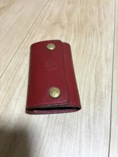 イルビゾンテレザー キーケース【赤】