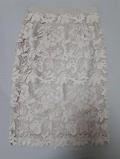 JUSGLITTY／レースタイトスカート（サイズ２）