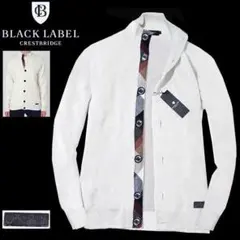 新品 L ブラックレーベル クレストブリッジ 羊毛ジャケット ニットカーディガン