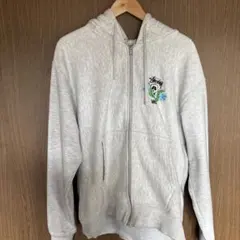 Stussy クラウンロゴ ジップパーカー イエロー M - メルカリ