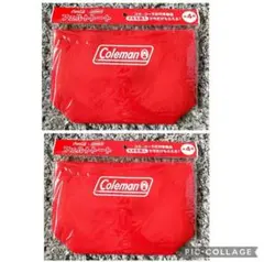 【新品】コールマン　Coleman　コカコーラ　フェルトトート　２つ　赤　レッド