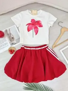 かわいいブラウスとスカートのセット Sサイズ