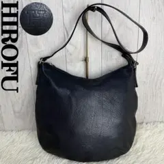 人気♡美品♡HIROFU ヒロフ レザー Hロゴ ショルダーバッグ