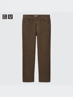UNIQLO U ユニクロユー レギュラーフィットジーンズ ダークブラウン