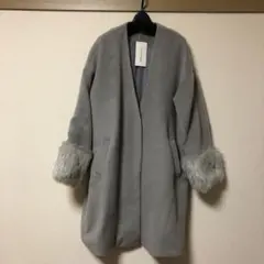 最終お値下げ コート ファー付き