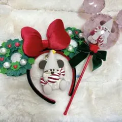 【まとめ売り】ディズニー クリスマスカチューシャ ポーチ バルーン リルリンリン