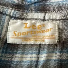 Lee Sportswear 半袖チェックシャツ　EDWIN