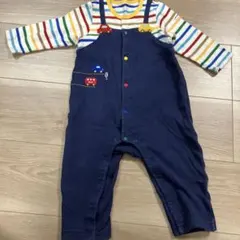 ミキハウス 車柄 ロンパース