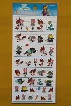 正規品☆ズートピア 4サイズステッカー カミオジャパン シール
