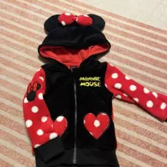 ベビードール　ミニーマウス フード付きアウター