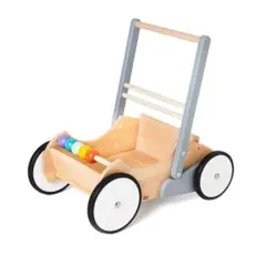ボーネルンド 木製カラフルビーズ付き押し車のサムネイル