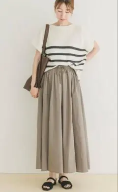 新品アーバンリサーチITEMSURBANRESEARCHギャザーロングスカート