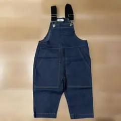 【新品未使用】タグ無　MANON デニムオーバーオール90㎝　インディゴ