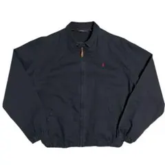 極上　80s USA製 ラルフローレン　スイングトップ　ネイビー　紺　ブラック