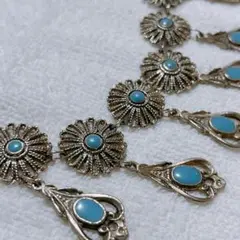 佑*胡様 ターコイズストーンのボヘミアンネックレス