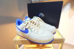 Nike Air Force 1 ベージュ/ブルー