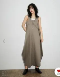 サステナブル 2wayシルエットジャンパースカート