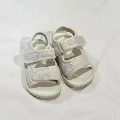 ベビー キッズ サンダル ホワイト 15cm