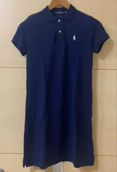 試着のみ POLO RALPH LAUREN ポロシャツワンピース ネイビーのサムネイル