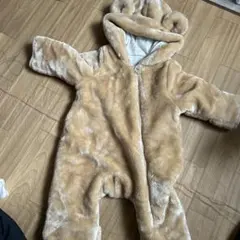 ベージュのクマ着ぐるみ 60〜70cm