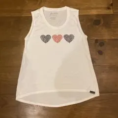 Jazzercise ジャザサイズハートプリント タンクトップ Sサイズ