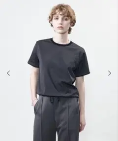 ＜ASTRAET＞テンジクxシフォン レイヤード Tシャツ