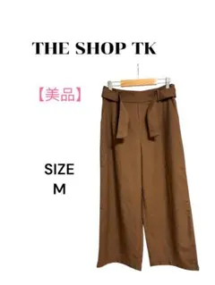 【美品】THE SHOP TK レディースワイドパンツ サイズM