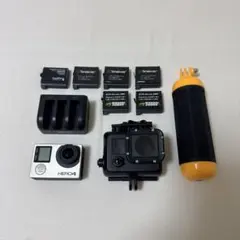 GoPro HERO4 本体 バッテリー6個 グリップ付き アクションカメラ