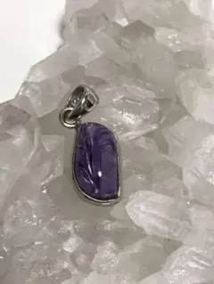 ペンダントトップ　チャロアイト　天然石