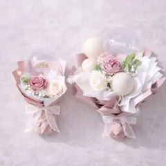 バルーンブーケ くすみカラー S M 花束 プレゼント 卒業 入学祝い 誕生日