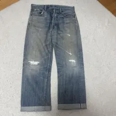 Levi's リーバイス 501 66前期ダメージデニム ボタンフライ - メルカリ