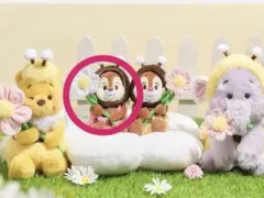 ディズニーストア チップ ぬいぐるみ Flower Garden