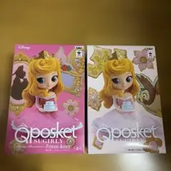 Qposket SUGIRLY オーロラ姫　全2種セット　フィギュア　ディズニー