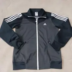 adidas ジャージ ジャケット 黒/グレー