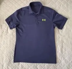 UNDER ARMOUR アンダーアーマー 半袖ポロシャツ ネイビーメンズ LGのサムネイル